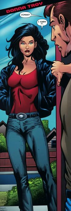 donna troy expressing herself