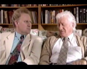 Colin Baker and Jon Pertwee